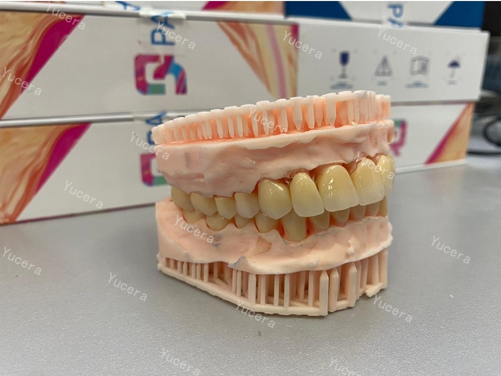 Yucera 8 Layeries Dental Zirconia Block 4D Pro Multilayer for CADCAM Lab Materials Open System 43%-57% Strength 700-1200Mpa
