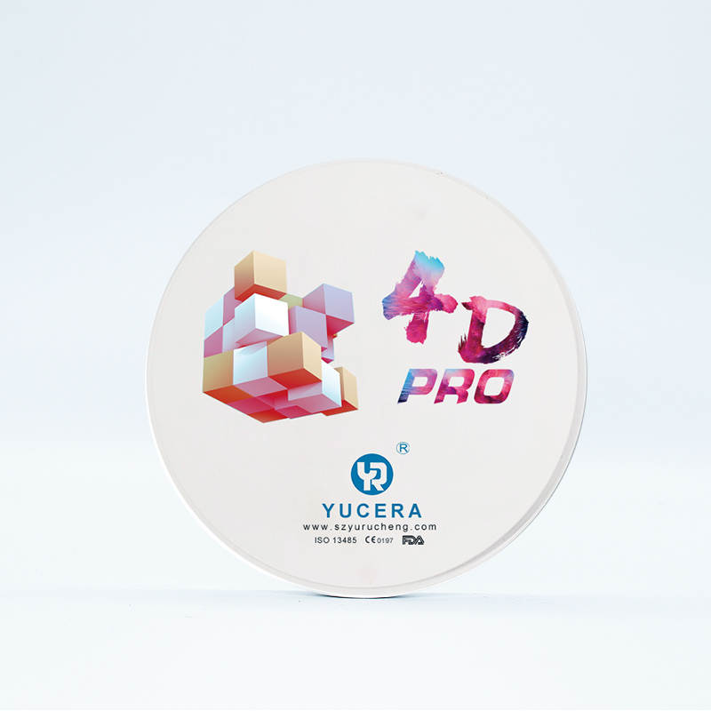 New Design YUCERA 98*14mm 4d Multilayer Zirconium Dental Zirconia Disc for Cad/Cam System