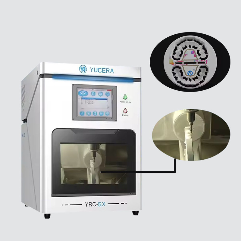 Yucera Newly Released Universal Cam Dry Lab Equipment 5 Axis Zirconia Equipments Milling Dental Milling Machine