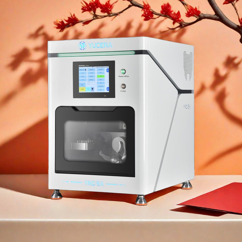 युसेरा बेंच टॉप डेंटल सीएनसी मिलिंग मशीन सीएडी सीएएम 5 एक्सिस ज़िरकोनिया मेटल मिलिंग लैब टूल्स चीन OEM