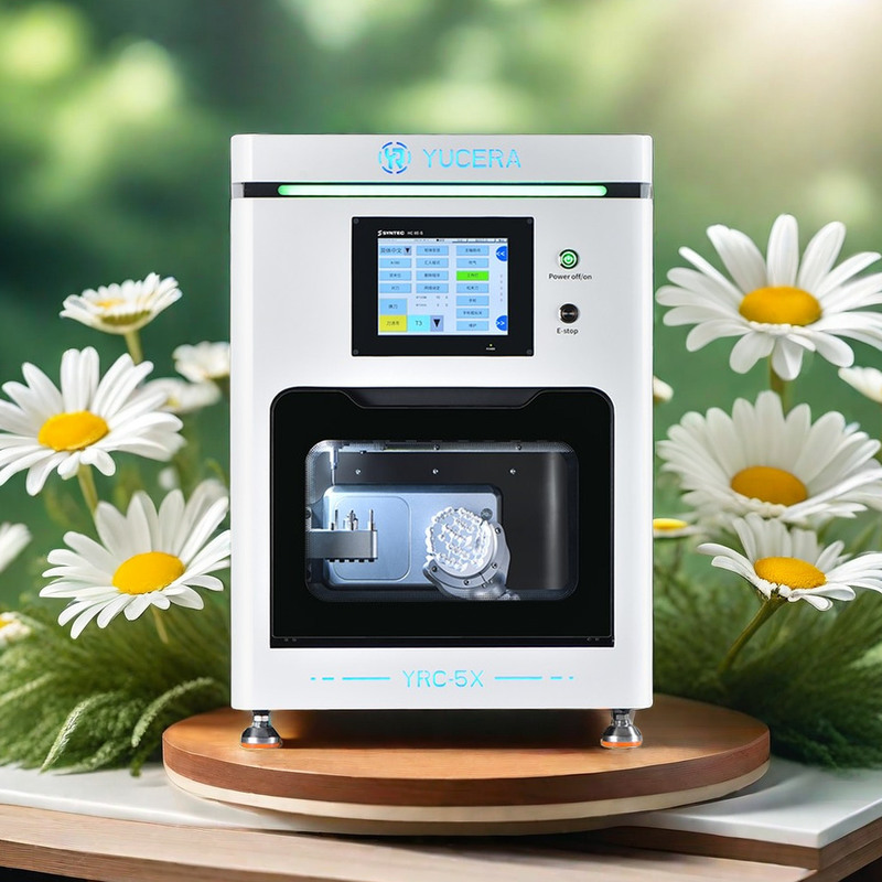 ज़िरकोनिया मेटल CAD CAM लैब उपकरण के लिए यूसेरा 5 एक्सिस डेंटल सीएनसी मिलिंग मशीन, नया जारी चीन कारखाना