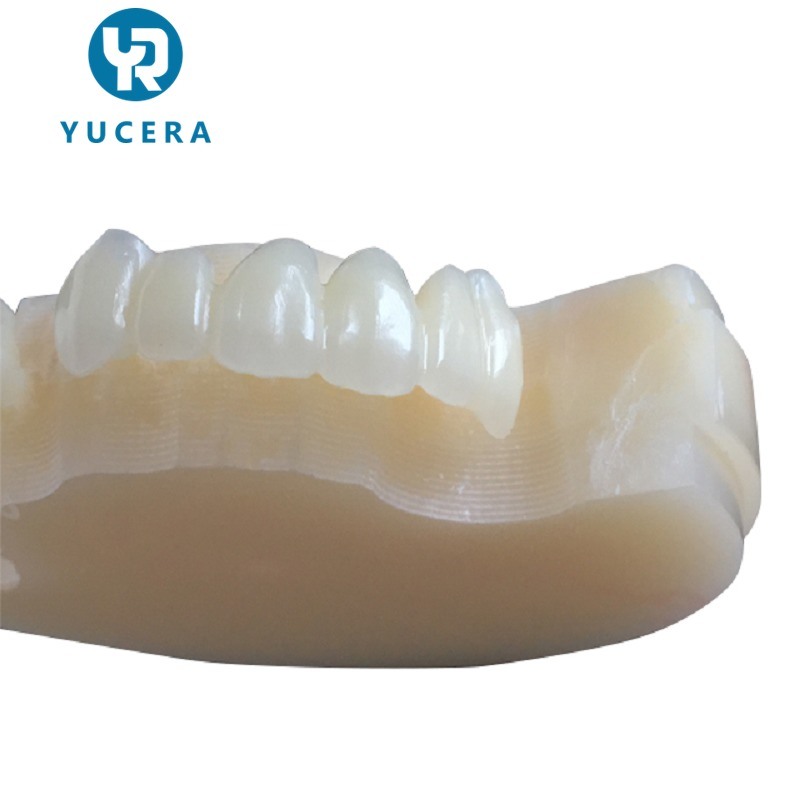 YUCERA PMMA डेंटल लैब उपभोग्य वस्तुएं ओपन CAD CAM मिलिंग सिस्टम के लिए डेंटल PMMA डिस्क मिलिंग मशीन के लिए डेंटल PMMA ब्लॉक्स