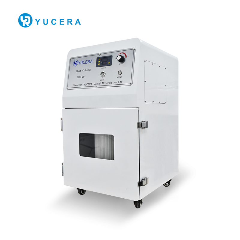 Yucera YRC-V5 Zirconia Vacuum Cleaner Dental Lab Dust Extraction Efficient Filtration Precision Workstations Cleanup Reliable