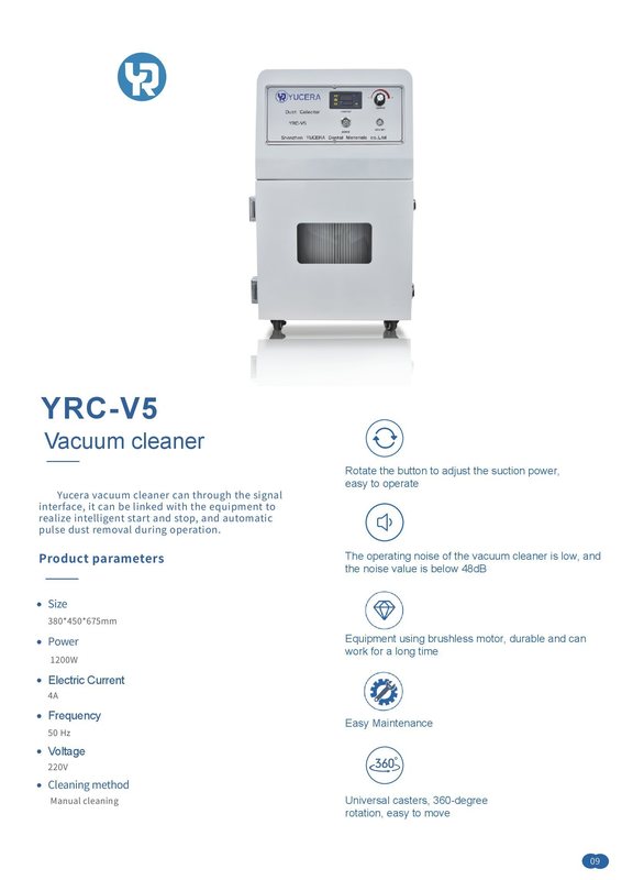 Yucera V5 Dental LabVacuum Cleaner- High Efficiency Vacuum Cleaner