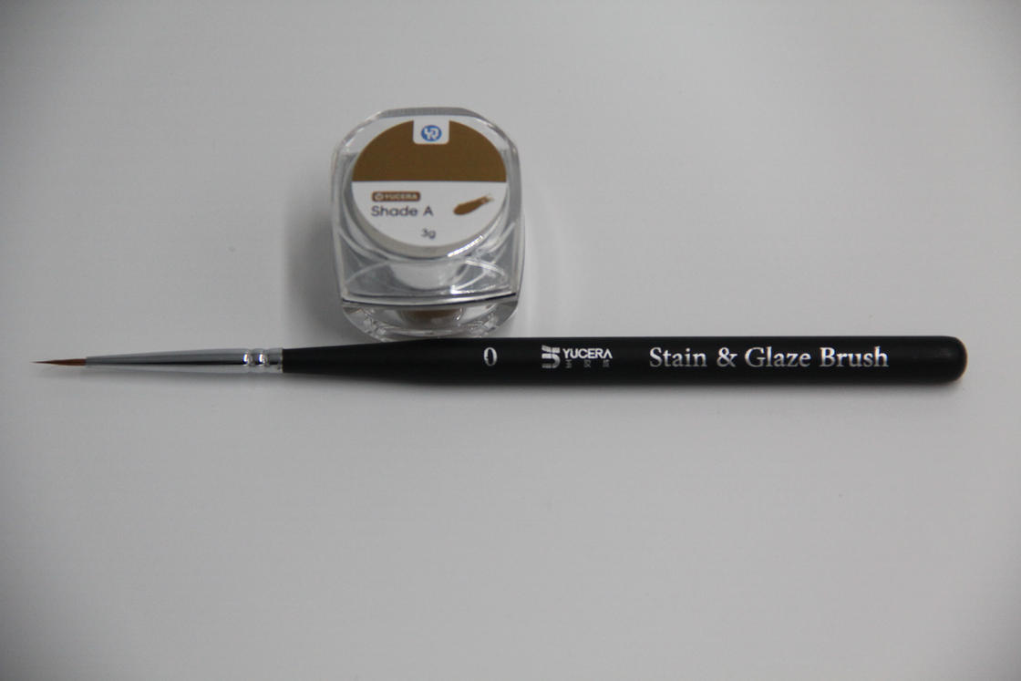 युसेरा डेंटल लैब एसेंशियल्स 18-कलर सिरेमिक ज़िरकोनिया स्टेनिंग और ग्लेज़िंग किट कस्टमाइज्ड दांतों के लिए