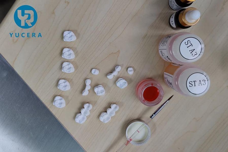 Yucera ST रंग डेंटल ज़िरकोनिया डिस्क हमारे उच्च गुणवत्ता वाले ब्लॉक्स के साथ पूरी तरह से मेल खाते हैं