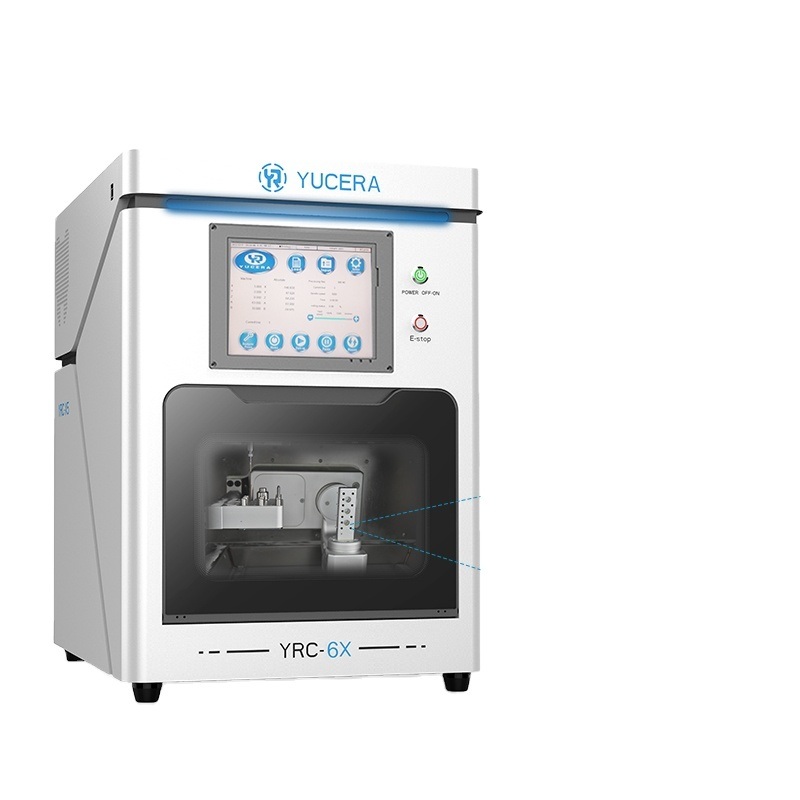 डेंटल CAD/CAM मिलिंग मशीन YUCERA YRC-6X 5-अक्ष | टाइटेनियम/सिरेमिक्स | ISO 13485