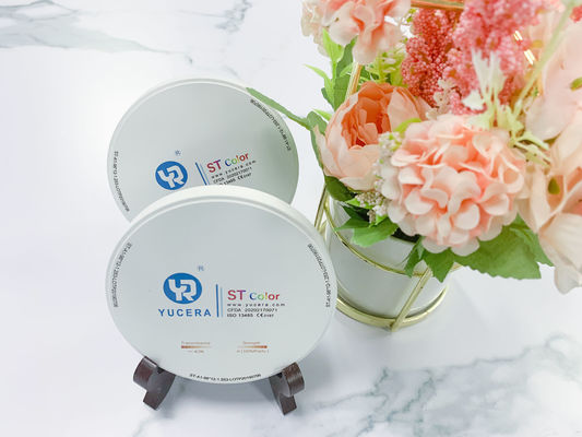 एसटी कलर प्री शेडेड ज़िरकोनिया ब्लॉक डेंटल सीएडी सीएएम सिस्टम डेंटल ज़िरकोनिया सिरेमिक ब्लॉक्स